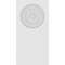 Ekena Millwork Standard Foster Bullseye Plinth Block with Square Edge, 4 1/2"W x 9"H x 1/2"P PBP045X090X050FOS02 - alternate 3